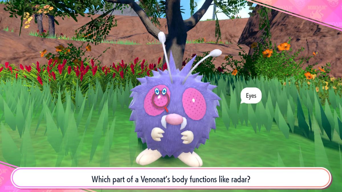 Venonat's eyes function like a radar