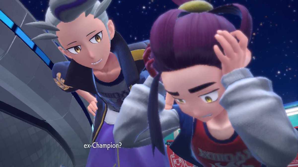 Kieran in Pokémon Scarlet & Violet Indigo Disk DLC