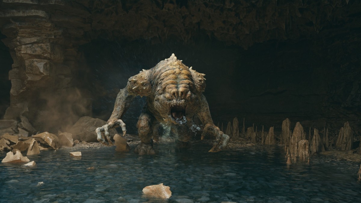 A Rancor in Star Wars Jedi: Survivor.