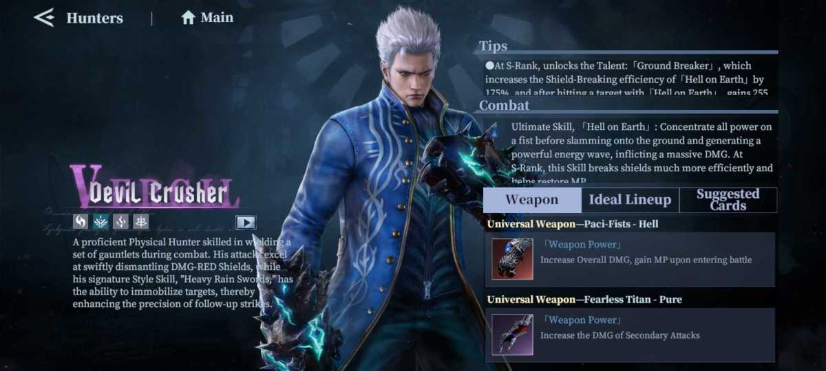 Unfortunately the worst version of Vergil.